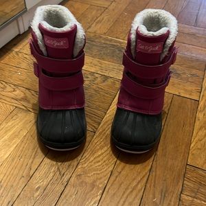 Cat & Jack pink snow boots size 12